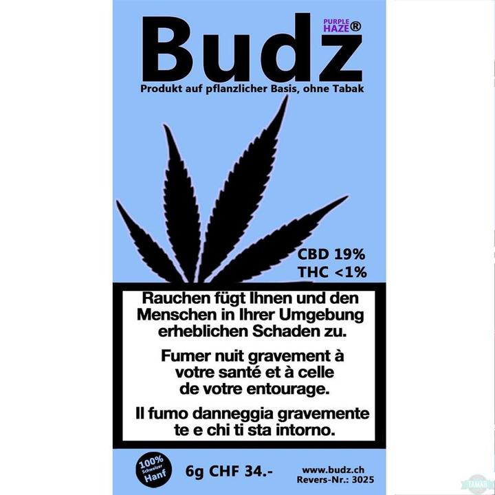 Immagine prodotto Budz Haze Porpora (6 g, Interno)