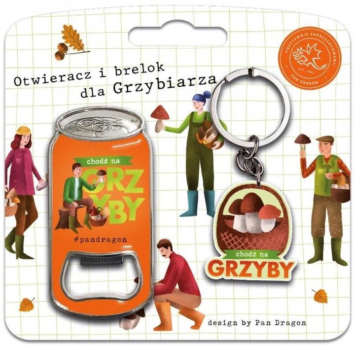 Produktbild Nuance Schlüsselanhänger + Öffner-Set Kommen Sie zum Pilzesammeln