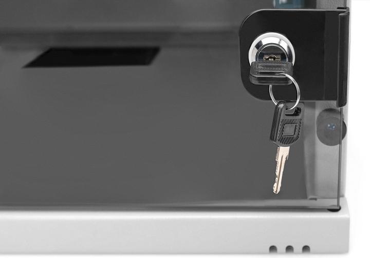 Actual product image Digitus Soho wall housing (4 RU, 19 inch rack)