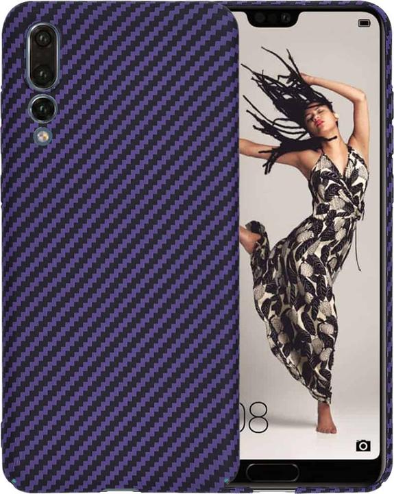 Produktbild Techsuit - Carbonite FiberShell - Huawei P20 Pro - Purple (Huawei P20 Pro)
