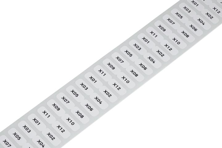 Actual product image Wago Label yellow 15x6mm 3000pcs/roll 210-805/000-002 Self-adhesive, labelling with inscription, colour