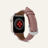 Produktbild Spigen Kajuk Apple Watch Leather Strap 4/5/6/7/8 / SE 40/41 mm Pink (40 mm, 41 mm, Genuine Leather, Apple Watch Series 4, Apple Watch Series 5, Apple Watch Series 6, Apple Watch Series 7, Apple Watch Series 8, Apple Watch Series 9, Apple Watch SE)
