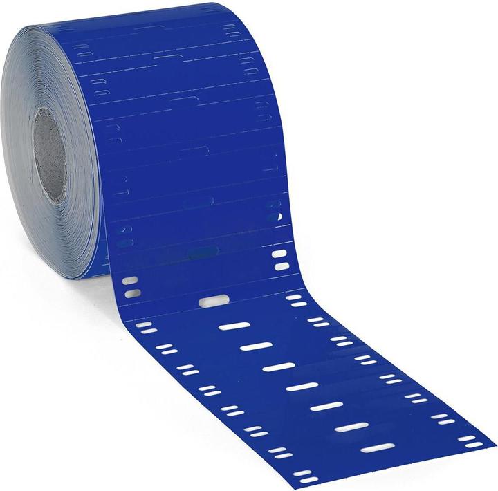 Image du produit Brady BPT-6010-7598-BL, polyester, bleu, brillant, 60.00 x 10.00 mm, non adhésif, pour BBP11 et B