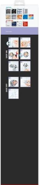 Actual product image tesa MOON Towel rail two-arm incl. adhesive solution without drilling