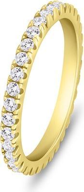 Brilio Silver - Charming silver ring with zircons RI085Y - Circuit: 50 mm (50)