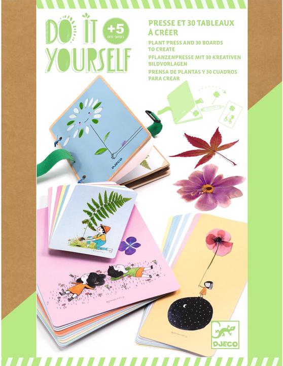 Image du produit Djeco DIY - Presse à plantes nature (30 pièces)