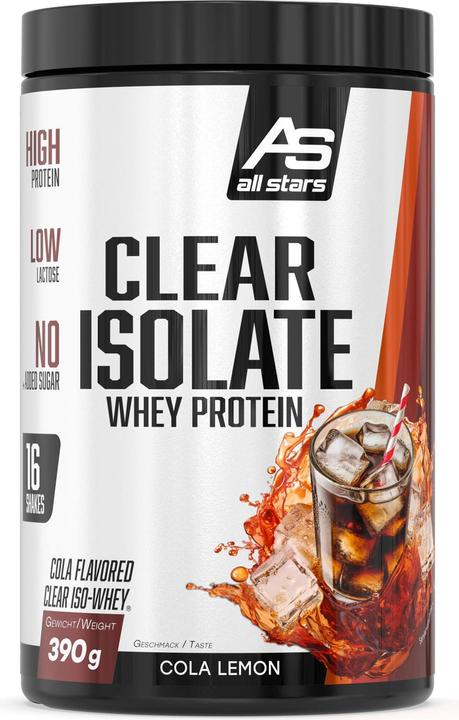 Produktbild All Stars Clear Isolate Whey Protein (390g Dose) (Cola, 1 Stk., 390 g)