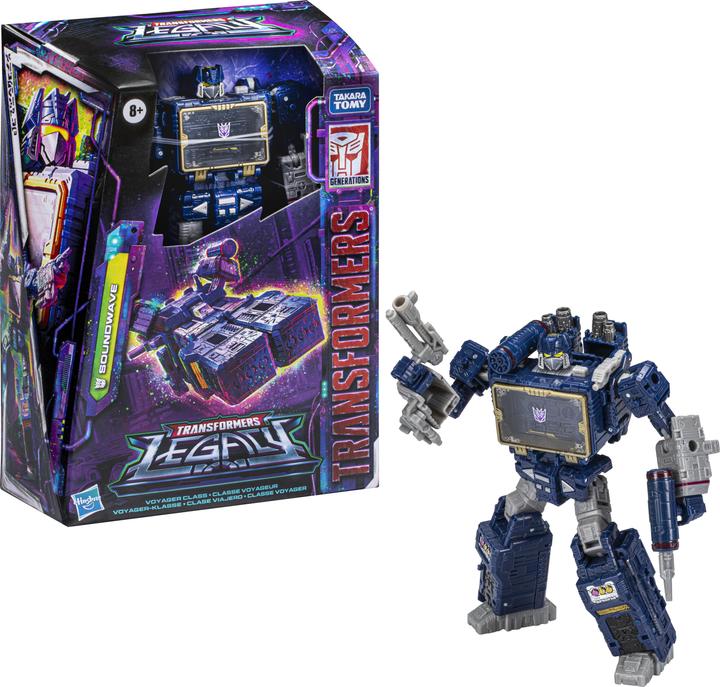 Immagine prodotto Transformers Giocattolo Generations Legacy, figura d'azione di Voyager Soundwave alta 17,5 cm, per bambini a