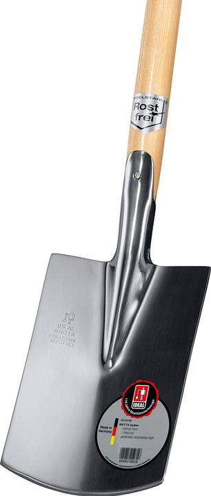 Produktbild Idealspaten Brittaspaten Edelstahl rostfrei