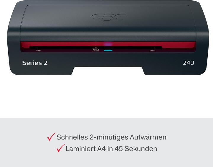 Produktbild GBC Laminiergerät 240 (75 - 125 µm, A4)