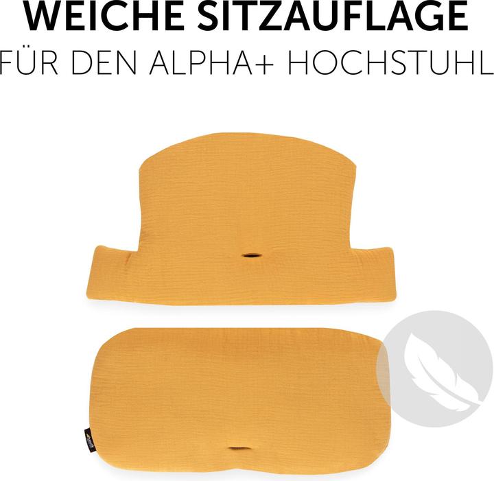 Produktbild Hauck Highchair Pad Select Muslin Honey