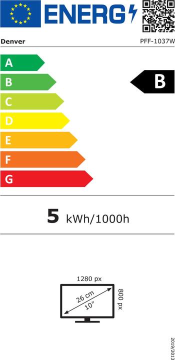 Energie-Label Denver Frameo PFF-1037 (10.10", 1280 x 800 Pixel)