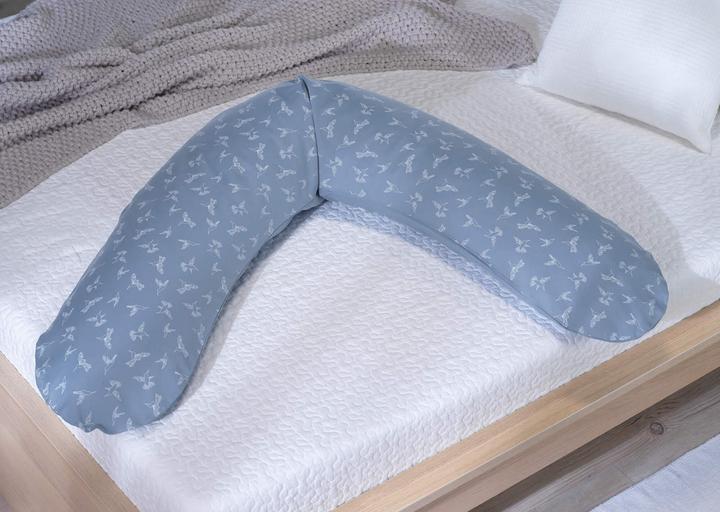 Image du produit Theraline Coussin d'allaitement "Das Original" avec rembourrage en épeautre, housse incluse 190 cm (38 cm)