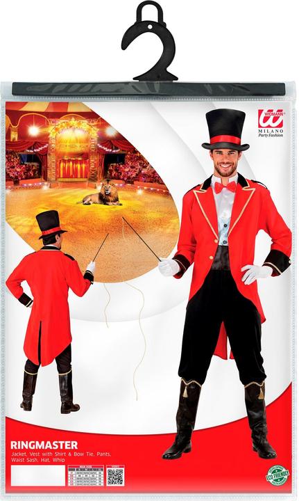 Image du produit Widmann Costume Dompteur de Cirque : Avec Chapeau Et Fouet (L)