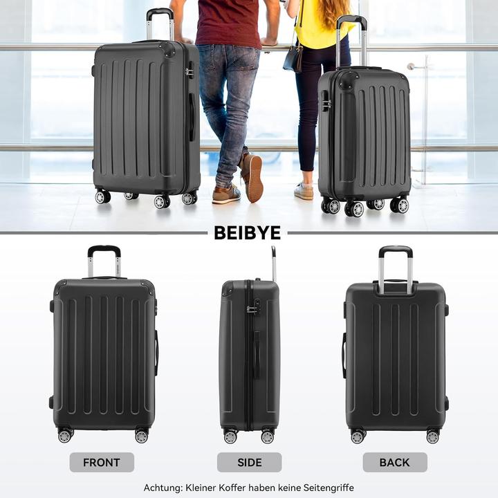 Produktbild Beibye Hartschalen-Reisekoffer-Set (110 l, Handgepäck (bis 50l), M (50 - 90l), L (90 - 115l))
