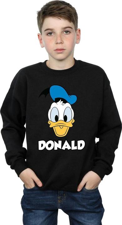Actual product image Disney Boys Donald Duck Face Cotton Sweatshirt (140, 146)
