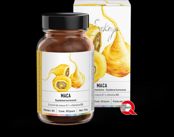 Produktbild Sekoya Maca | Gegen Wechseljahresbeschwerden (60 Stück, Kapseln)
