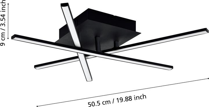 Image du produit EGLO Plafonnier LED Lasana 3 (500 lm)