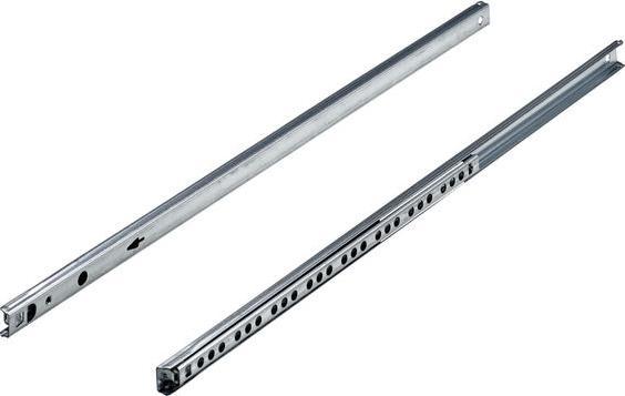 Produktbild Hettich Schubladenschiene Teilauszug 450 mm verzinkt 9136699 2 Stück