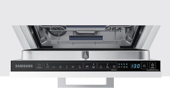 Produktbild Samsung Vollintegrierter Einbau-Geschirrspüler, 45 cm, 10 Massgedecke, DW50R4070BB/EO