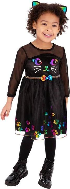 Actual product image Smiffys Girls Rainbow Cat Polyester Costume Set (110, 116, 115 A)