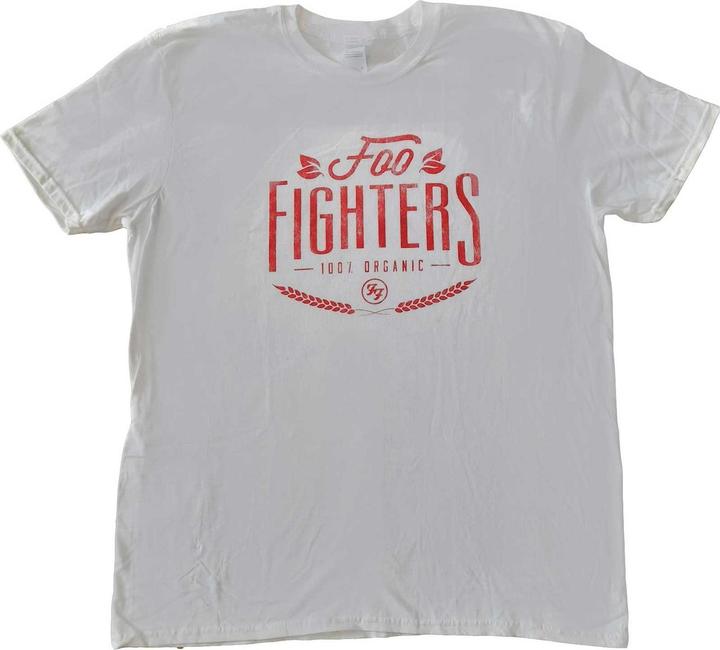 Foo Fighters Unisex Adult 100% Organic Cotton T-Shirt