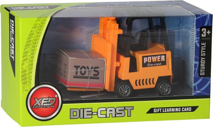 Actual product image Die Casting Forklift Geel
