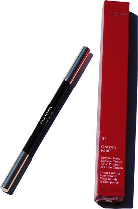 Produktbild Clarins Crayon Khol Long-Brush & Sharpener (01 Carbon Black)