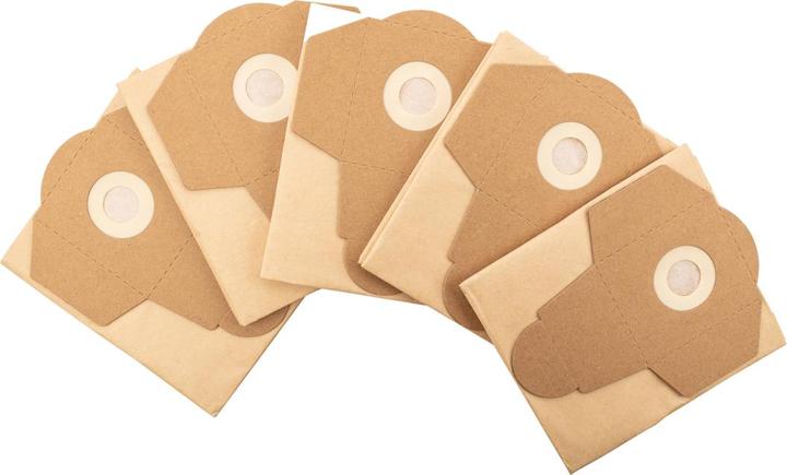 Productafbeelding Scheppach 5 x papieren stofzuigerzak voor 20 liter stofzuiger - 7907709703 (5 x)