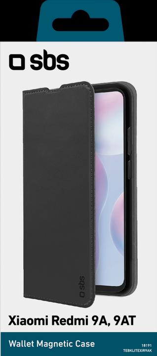 Immagine prodotto SBS Book Wallet Lite Xiaomi Redmi 9A/Redmi 9AT, nero (Xiaomi Redmi 9AT, Xiaomi Redmi 9A)