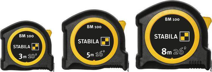 Immagine prodotto Stabila Metro a nastro tascabile BM 100, scala cm/pollici (cm)