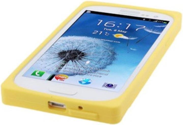 Actual product image König Design Silicone Case Cassette for Mobile Samsung I9300 Galaxy S3 Yellow (Samsung Galaxy S3 Neo, Samsung Galaxy S3)