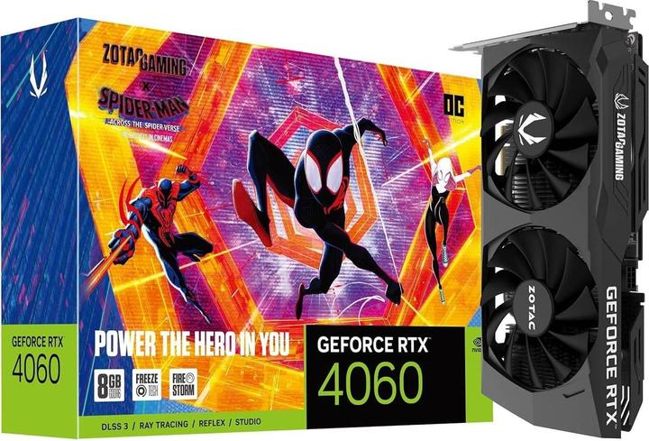 Immagine prodotto Zotac GeForce RTX 4060 Twin Edge OC SPIDER-MAN (8 GB)