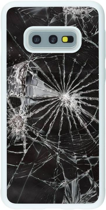 Produktbild PhoneLook Hülle Silikon weiss Broken Screen (Samsung Galaxy S10e)