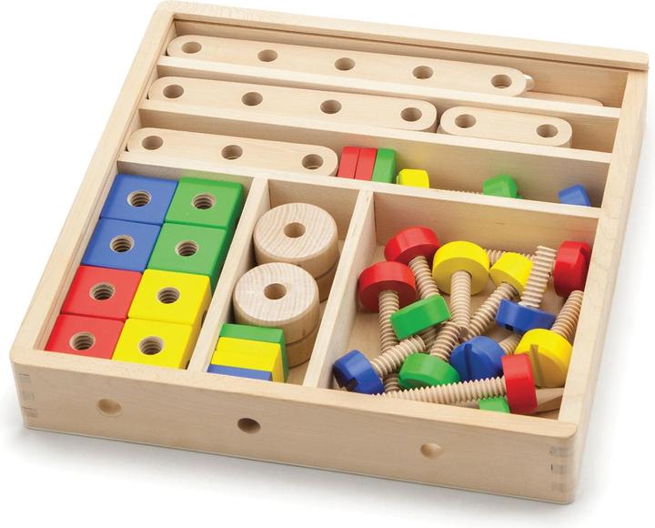 Actual product image Viga Toys Wood construction kit