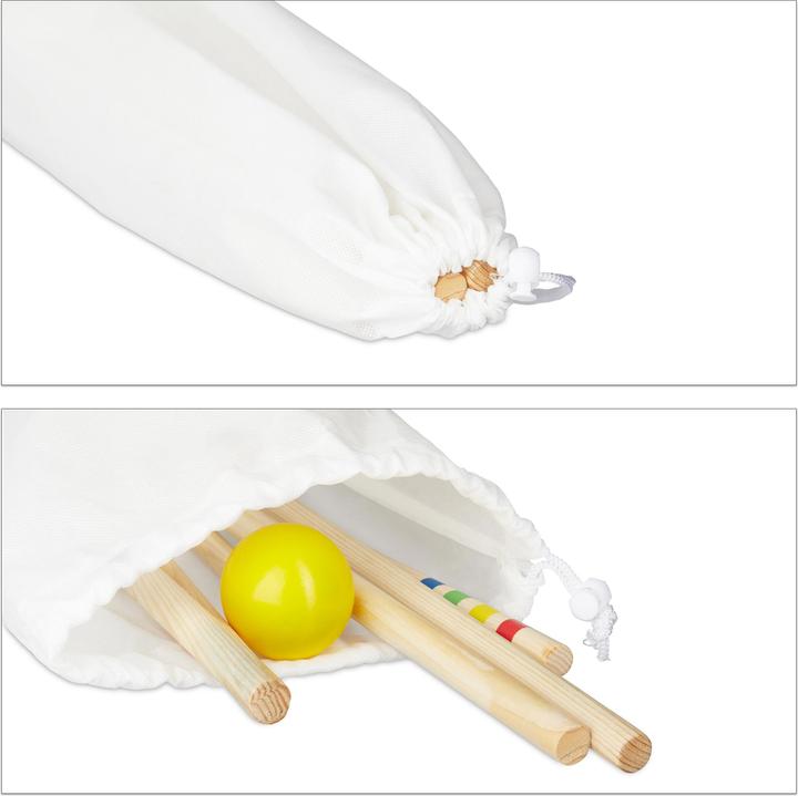 Actual product image Relaxdays Croquet game