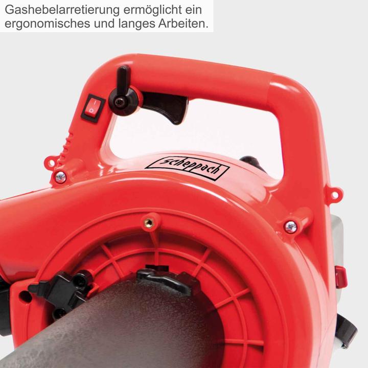Productafbeelding Scheppach Benzine bladblazer - pomp - versnipperaar (3-in-1) LBH2600P (2021m model) (Benzine werking, Bladblazer, Bladzuiger, Vacuüm en ventilator)