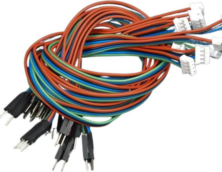 Actual product image DFRobot Gravity 4pin IIC/I2C/UART PH2.0 to Dupont Male Cable 30cm 10pcs