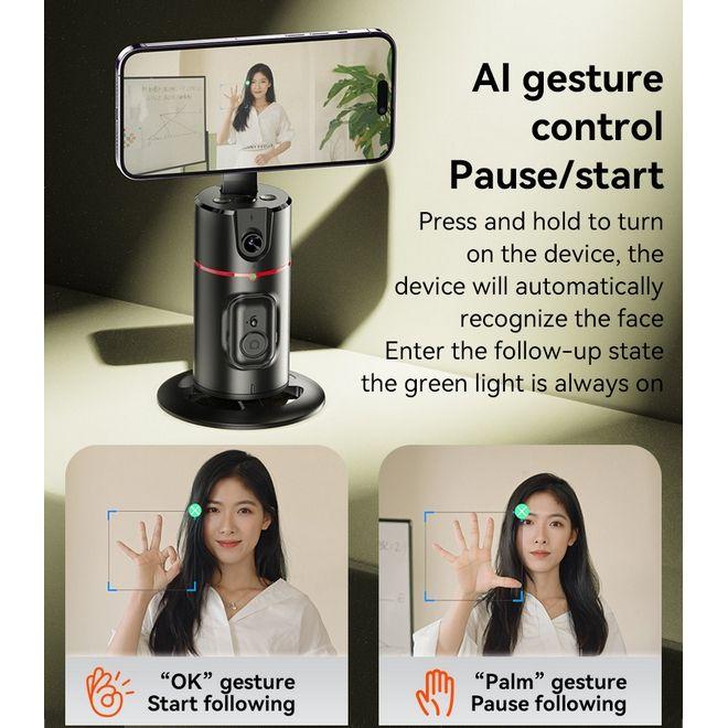 Actual product image Yesido 360° AI Auto Face Tracking Camera Tripod (Smartphone, 0.37 kg)