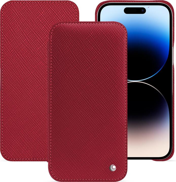 Noreve Horizontal leather flap shell (Apple iPhone 15 Pro Max)