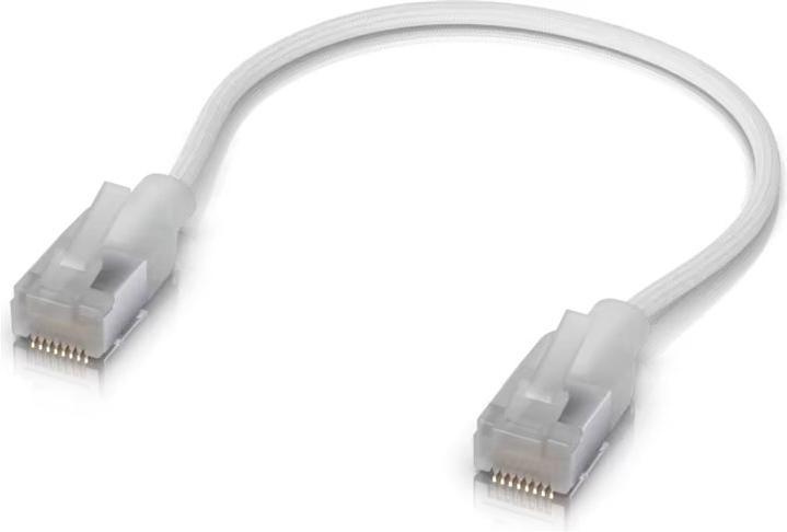 Actual product image Ubiquiti Cable UACC-Cable-Patch-EL-C6A-0.15M-W (S/FTP, CAT6a, 0.15 m)