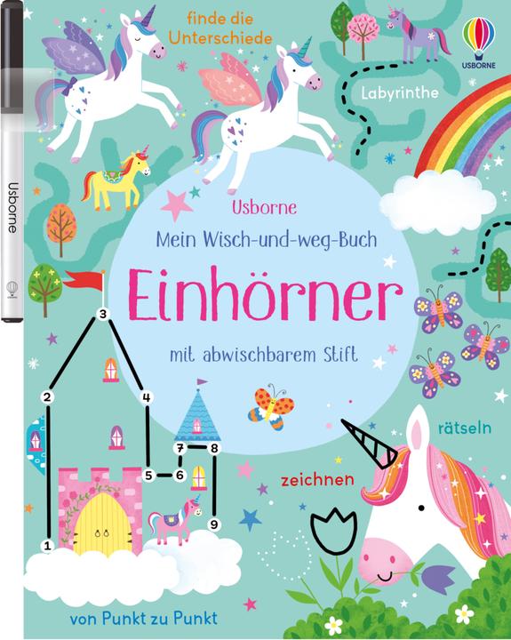Produktbild Mein Wisch-und-weg-Buch: Einhörner (Deutsch, Penny Bell, Kirsteen Robson, 2022)