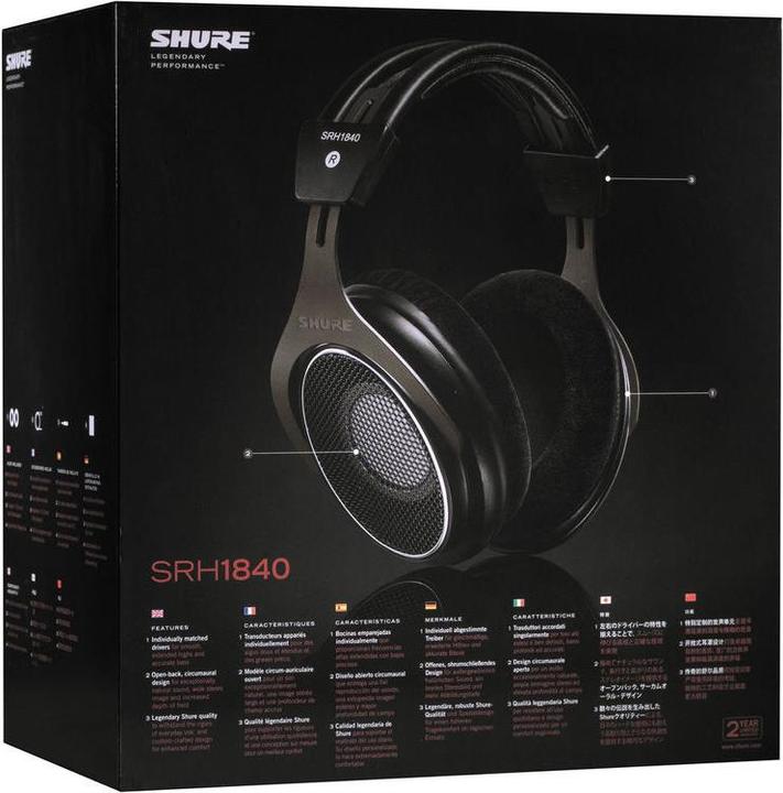 Produktbild Shure Srh1840 (ANC, Kabelgebunden)