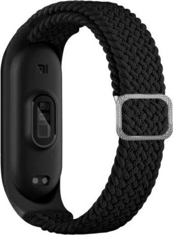 Produktbild Beline pasek Mi Band 3/4 Textile czarny/black (Stoff)