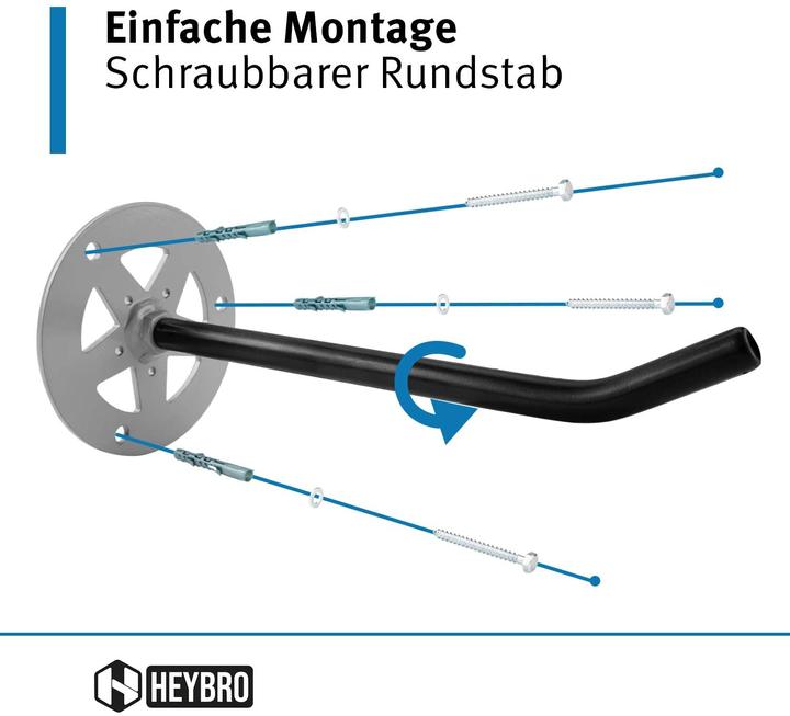 Actual product image Heybro Tire wall mount in set of 4