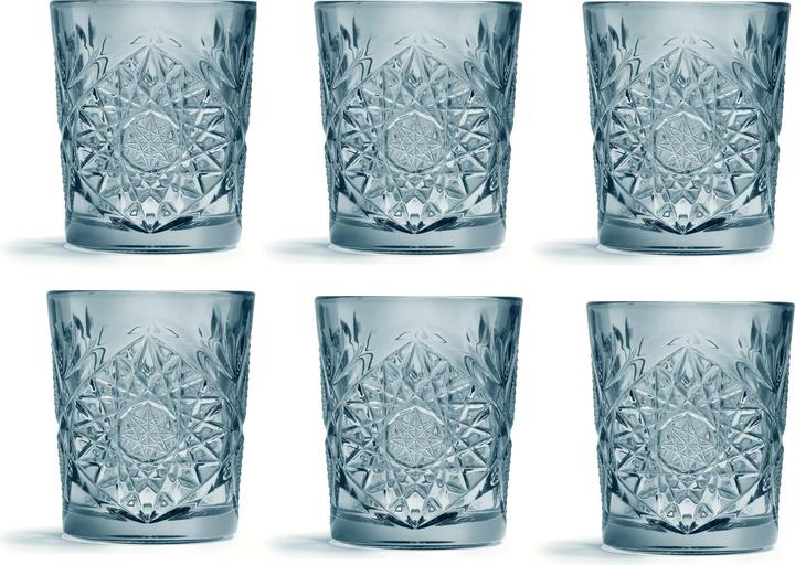 Bormioli Rocco Gin Glas Hobstar 350 ml, 6 Stück, Blau (3.50 dl, 6 x, Gin Gläser)