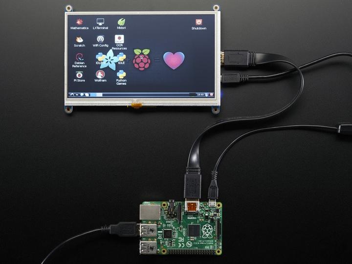 Produktbild Adafruit HDMI 7" LCD Display, 800x480 (Display)