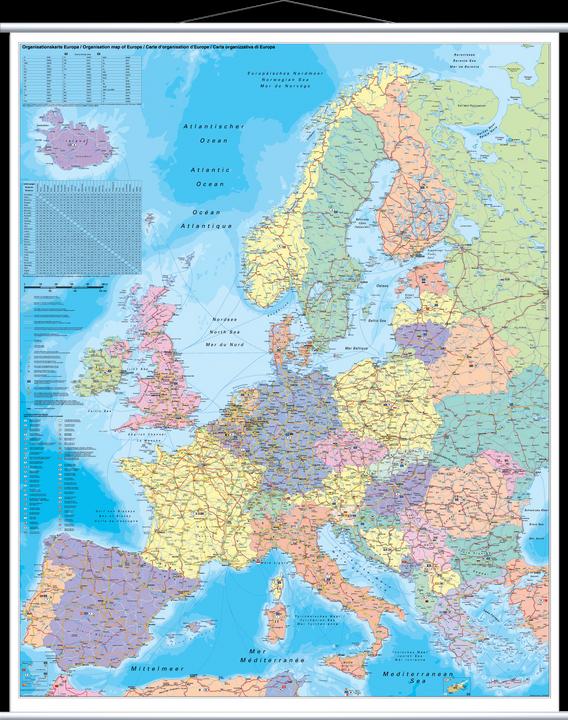 Produktbild Franken Kartentafel Europa laminiert