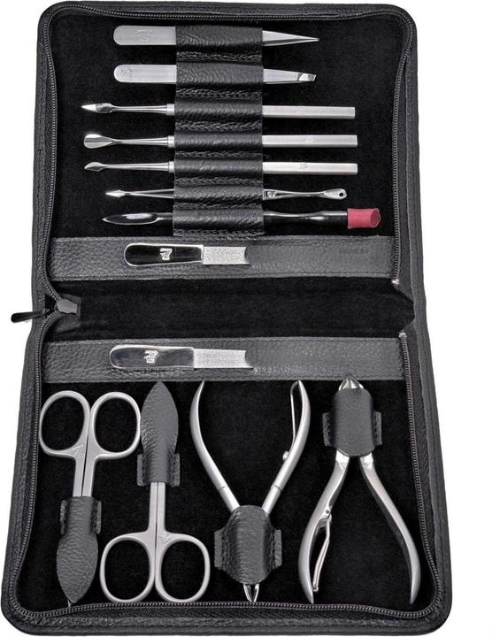 Actual product image Sacher TR800R.1504 - 13-piece manicure case Manicure set black (leather)