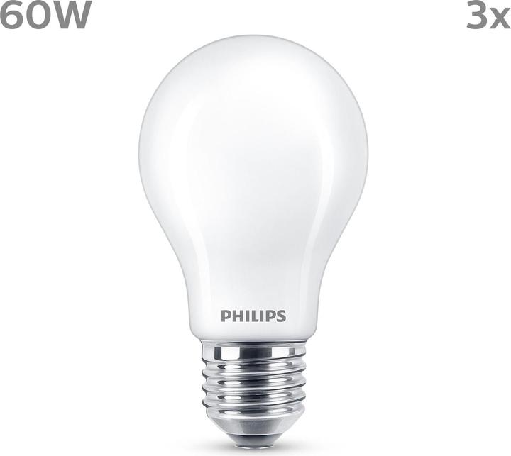 Image du produit Philips Ampoules à LED (E27, 7 W, 806 lm, 3 x, E)